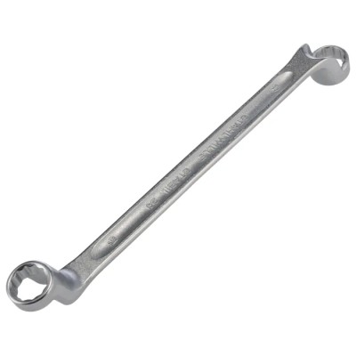 STAHLWILLE Ring Spanner Metric 16 mm x 17 mm Offset Head 15° Chrome Alloy Steel 255mm Overall Length 41041617