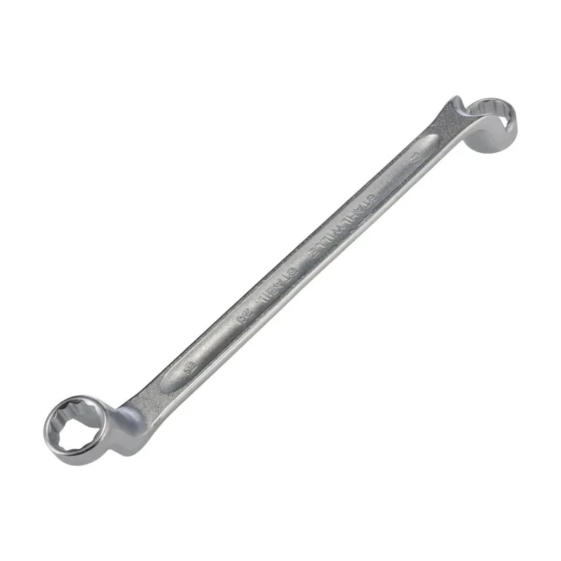 STAHLWILLE Ring Spanner Metric 16 mm x 17 mm Offset Head 15° Chrome Alloy Steel 255mm Overall Length 41041617