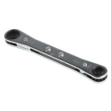 STAHLWILLE Ratchet Ring Spanner Double Ended 1/4 in, 5/16 in, 109mm Overall Length Chrome Finish 41561620