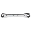 STAHLWILLE Ratchet Ring Spanner Double Ended 1/4 in, 5/16 in, 109mm Overall Length Chrome Finish 41561620