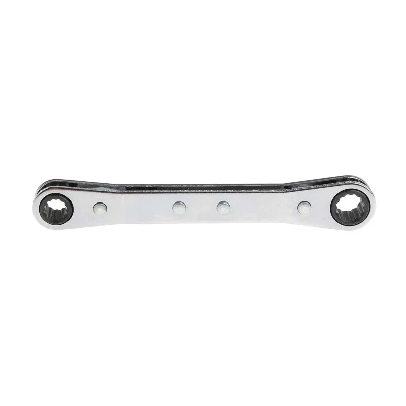 STAHLWILLE Ratchet Ring Spanner Double Ended 1/4 in, 5/16 in, 109mm Overall Length Chrome Finish 41561620