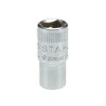 STAHLWILLE 1/4 in Drive 1/4 in 12 Point Square Chrome-Plated Steel Socket 23mm Overall Length 01530016