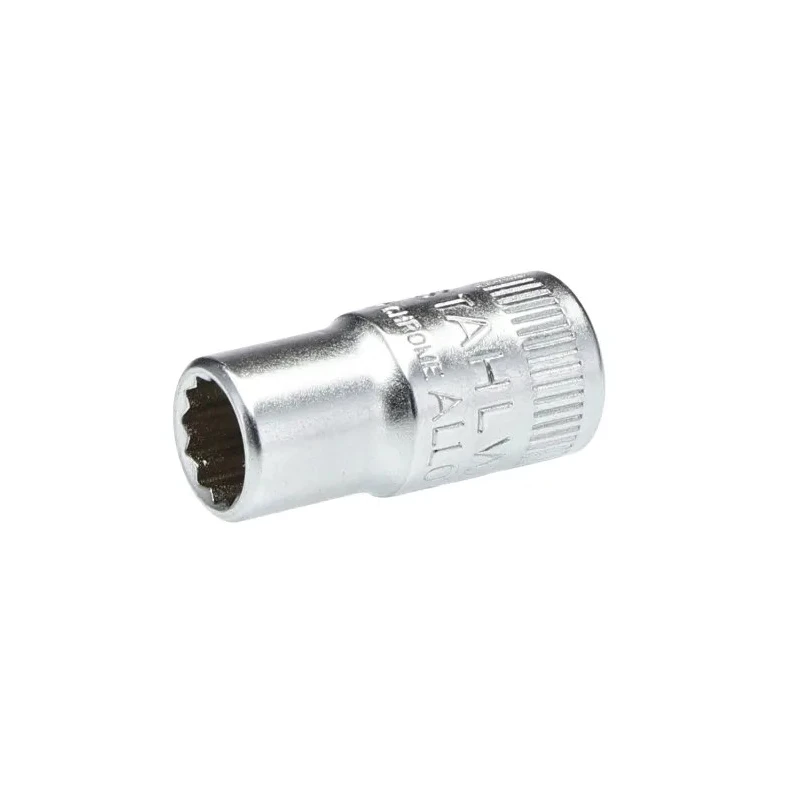 STAHLWILLE 1/4 in Drive 1/4 in 12 Point Square Chrome-Plated Steel Socket 23mm Overall Length 01530016