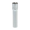 STAHLWILLE High-Performance Steel 6 mm 12 Point Square Drive Socket, 1/4 in Drive, 50mm Overall Length, Chrome 01240006