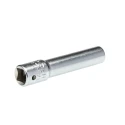 STAHLWILLE High-Performance Steel 6 mm 12 Point Square Drive Socket, 1/4 in Drive, 50mm Overall Length, Chrome 01240006