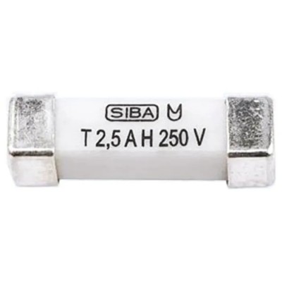 SIBA Non-Resettable Fuse 5A 250V Time Lag Ceramic Tube 4.4x4.4 mm 160016.5