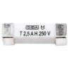 SIBA Non-Resettable Fuse 5A 250V Time Lag Ceramic Tube 4.4x4.4 mm 160016.5