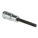 STAHLWILLE 1/4 in Drive Bit Square Socket Chrome Finish 30mm Overall Length 01050004
