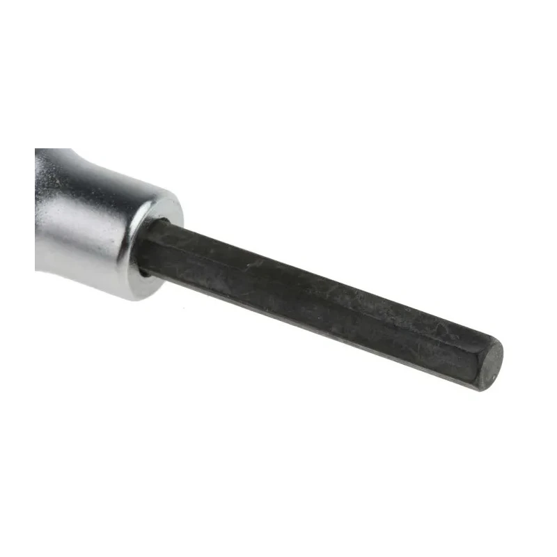 STAHLWILLE 1/4 in Drive Bit Square Socket Chrome Finish 30mm Overall Length 01050004