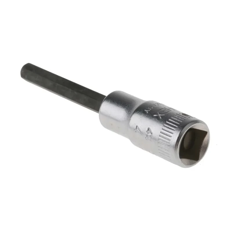 STAHLWILLE 1/4 in Drive Bit Square Socket Chrome Finish 30mm Overall Length 01050004