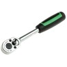 STAHLWILLE 9.53 mm 3/8in Reversible Ratchet with Ratchet Handle Chrome Alloy Steel 193mm Overall 12111010