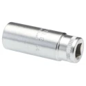 STAHLWILLE 3/8 in Drive 5/8 in 12 Point Square Socket, Chrome Finish, 60mm Overall Length 02420036