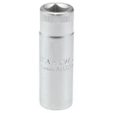 STAHLWILLE 3/8 in Drive 1/2 in 12 Point Square Drive Deep Socket 54mm Overall Length 02420032