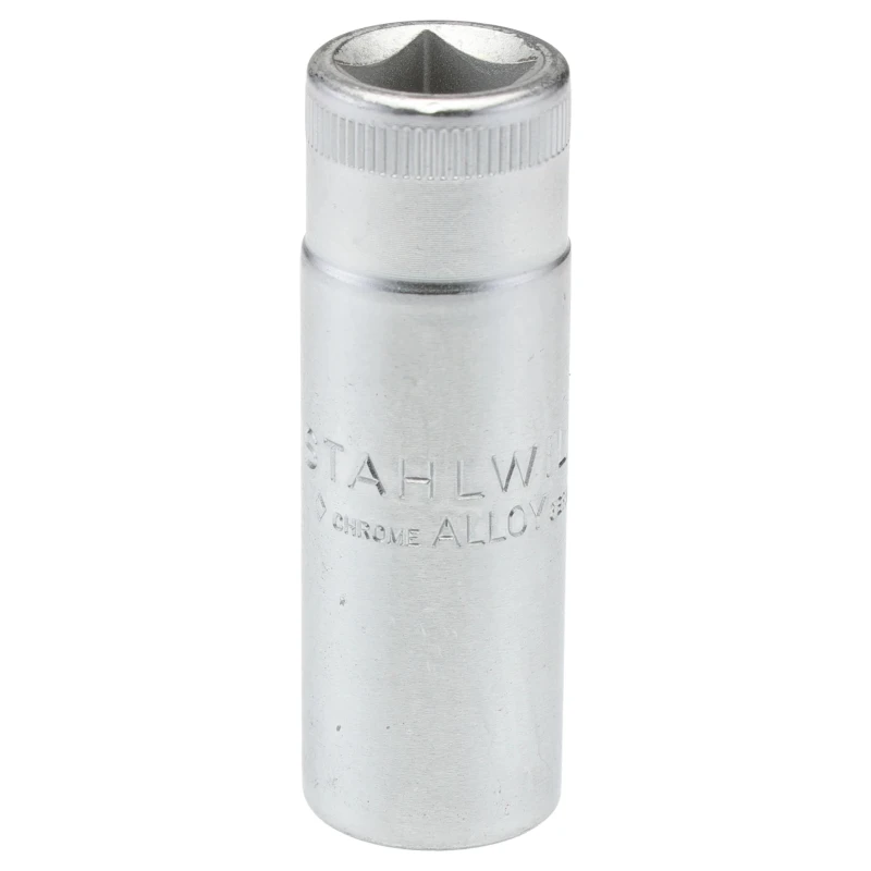 STAHLWILLE 3/8 in Drive 1/2 in 12 Point Square Drive Deep Socket 54mm Overall Length 02420032