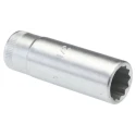 STAHLWILLE 3/8 in Drive 1/2 in 12 Point Square Drive Deep Socket 54mm Overall Length 02420032