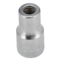 STAHLWILLE Bit Holder 1/4 in Square Drive, 32mm Overall Length, Chrome Alloy Steel 12180026