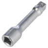 STAHLWILLE 3/8 in Square Drive Extension Socket, 76mm Overall Length, Chrome Finish, Alloy Steel 12010001