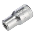 STAHLWILLE Bit Holder 1/4 in Square Drive, 32mm Overall Length, Chrome Alloy Steel 12180026