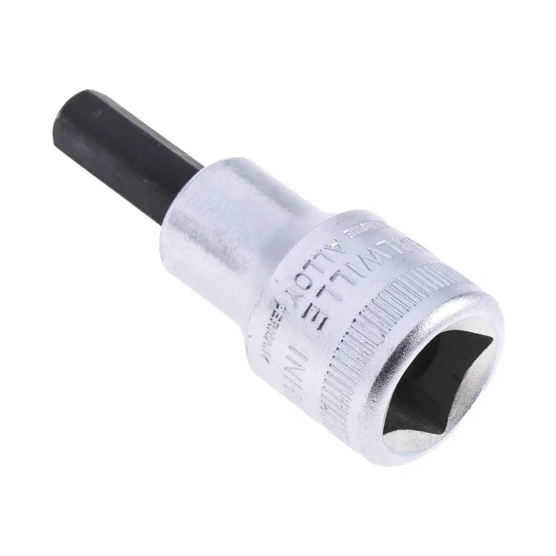 STAHLWILLE 1/2 in Square Drive Bit Socket Chrome Alloy Steel, 22mm Overall Length 03050008