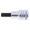 STAHLWILLE 1/2 in Square Drive Bit Socket Chrome Alloy Steel, 22mm Overall Length 03050008