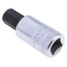 STAHLWILLE 1/2 in Drive 8-34 mm Bit Square Socket, Chrome Alloy Steel, 20mm Overall Length 03050014