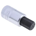 STAHLWILLE 1/2 in Drive 8-34 mm Bit Square Socket, Chrome Alloy Steel, 20mm Overall Length 03050014