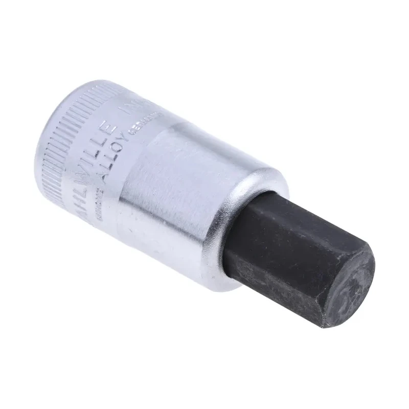 STAHLWILLE 1/2 in Drive 8-34 mm Bit Square Socket, Chrome Alloy Steel, 20mm Overall Length 03050014