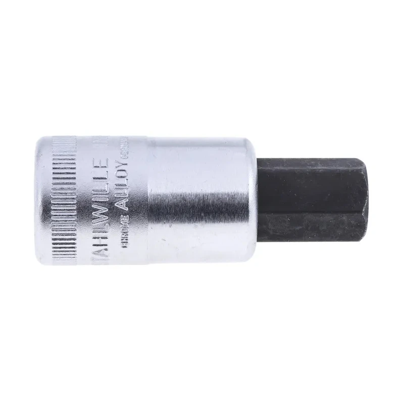 STAHLWILLE 1/2 in Drive 8-34 mm Bit Square Socket, Chrome Alloy Steel, 20mm Overall Length 03050014