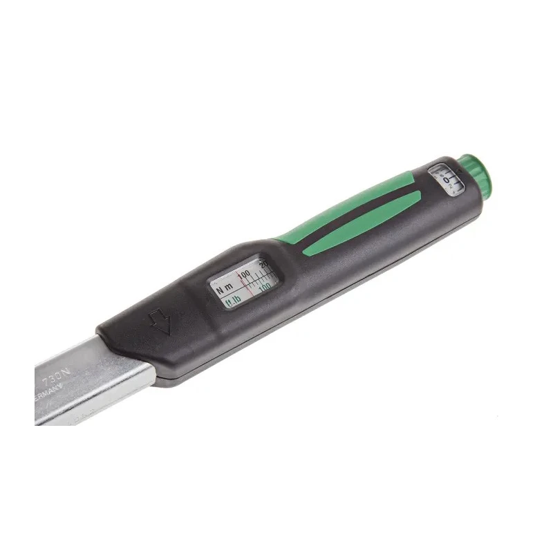 STAHLWILLE 730N Click Torque Wrench, 80 to 400 Nm Torque Range, 40 mm Square Drive, 607 mm Length 50181040