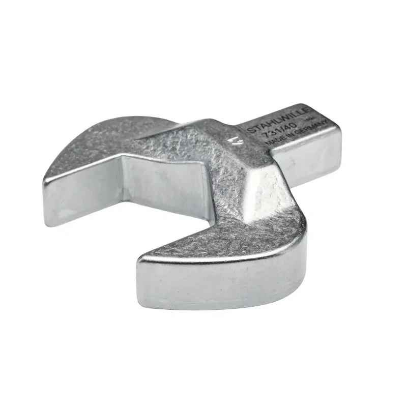 STAHLWILLE Open Ended Insert Spanner Head 14 x 18 mm Insert Size, 41 mm Chrome Finish 58214041