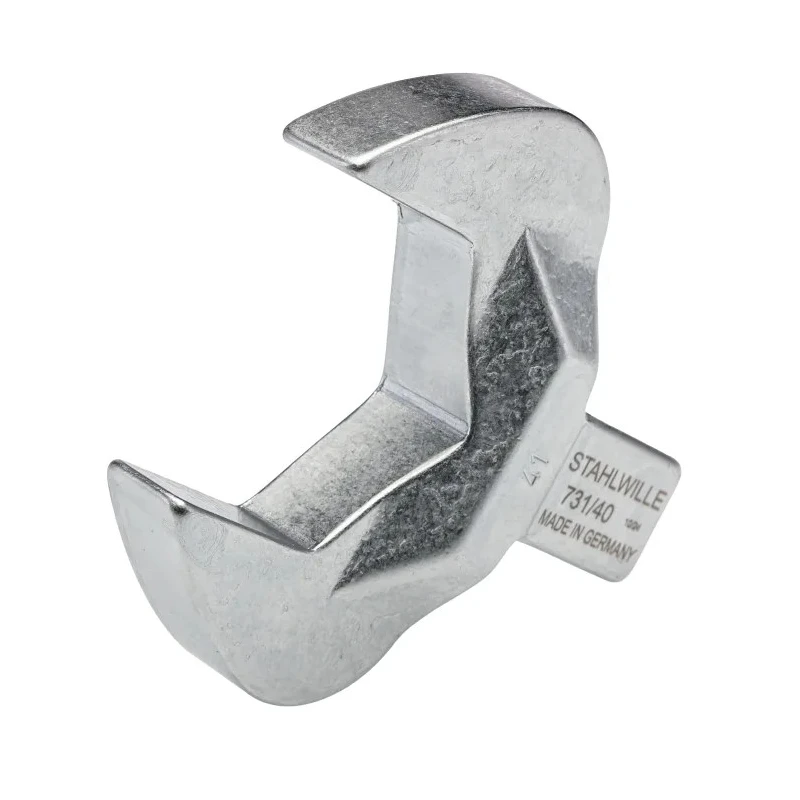 STAHLWILLE Open Ended Insert Spanner Head 14 x 18 mm Insert Size, 41 mm Chrome Finish 58214041
