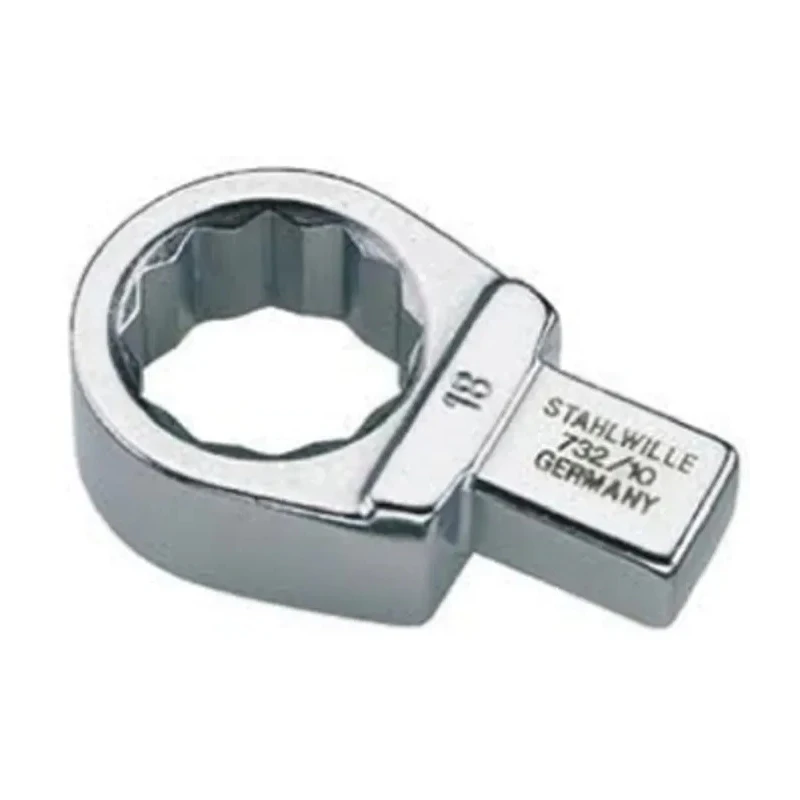STAHLWILLE Crow Foot Spanner Head, 14 x 18 mm Insert, 17 mm Size, Chrome Finish 58224017