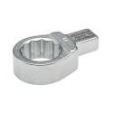 STAHLWILLE Round Spanner Head, 9 x 12 mm Insert, 19 mm Chrome Finish Torque Wrench Insert 58221019