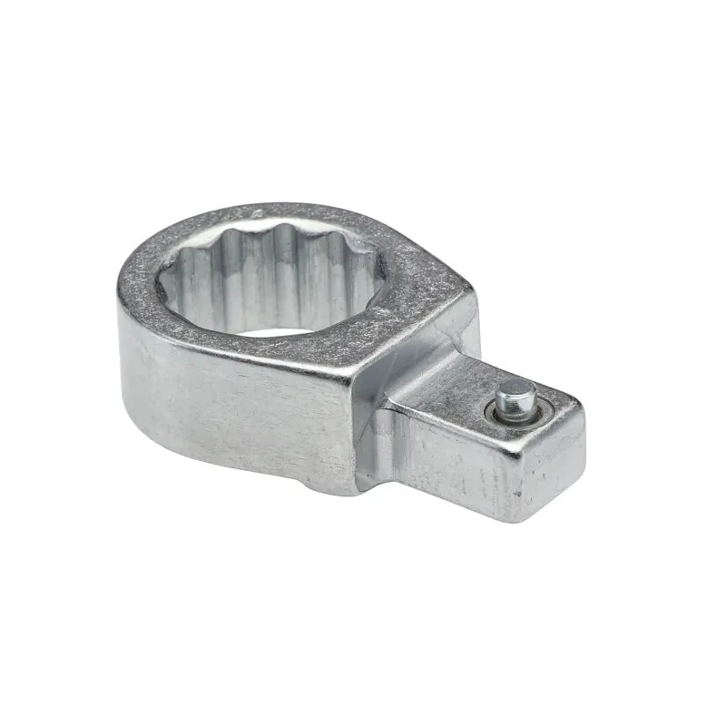 STAHLWILLE Round Spanner Head, 9 x 12 mm Insert, 19 mm Chrome Finish Torque Wrench Insert 58221019