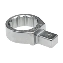 STAHLWILLE Torque Wrench Insert Round Spanner Head 14 x 18 mm Insert Size, 36 mm Chrome Finish 58224036
