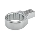 STAHLWILLE Crow Foot Spanner Head, 14 x 18 mm Insert, 32 mm Chrome Finish 58224032