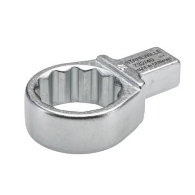STAHLWILLE Crow Foot Spanner Head, 14 x 18 mm Insert, 32 mm Chrome Finish 58224032