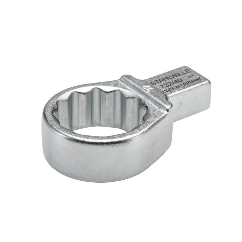 STAHLWILLE Crow Foot Spanner Head, 14 x 18 mm Insert, 32 mm Chrome Finish 58224032