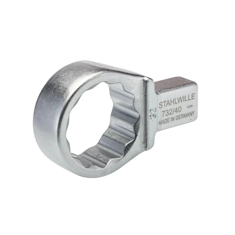 STAHLWILLE Crow Foot Spanner Head, 14 x 18 mm Insert, 32 mm Chrome Finish 58224032