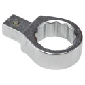 STAHLWILLE Round Spanner Head, 14 x 18 mm Insert Size, 30 mm Chrome Finish Torque Wrench Insert 58224030