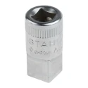 STAHLWILLE 6.35 mm Manual Drive Socket Adapter, Chrome Steel, 25 mm Overall Length 11030002