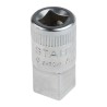 STAHLWILLE 6.35 mm Manual Drive Socket Adapter, Chrome Steel, 25 mm Overall Length 11030002