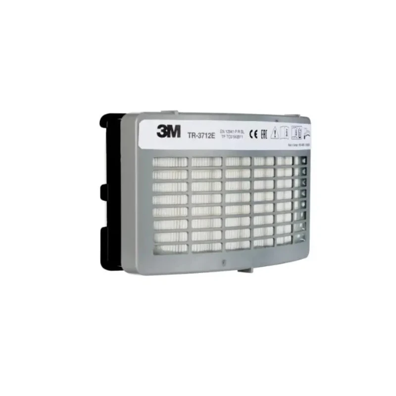 3M Respirator Filter P3 Particulate, Integrated Replaceable Active Carbon, TR-3712E