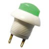 Otto P9 Series Push Button Switch Momentary Panel Mount 12 mm Cutout DPDT Green LED IP64 28V dc 115V ac P9-213195