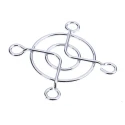 RS PRO Steel Finger Guard for 40 mm Fans, 31.5 mm Hole Spacing, Chrome 40 mm 737-3960