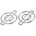 RS PRO Steel Finger Guard for 25 mm Fans, Chrome Finish, 20 mm Hole Spacing, Width 24 mm 737-3967