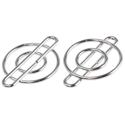 RS PRO Steel Finger Guard for 25 mm Fans, Chrome Finish, 20 mm Hole Spacing, Width 24 mm 737-3967