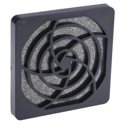 RS PRO Polyurethane Fan Filter with ABS Frame for 92 mm Fans, 95.8 mm x 95.8 mm x 7.1 mm 737-4080
