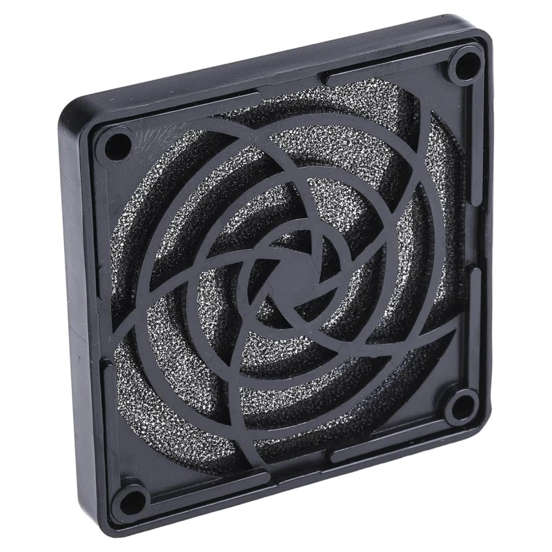 RS PRO Polyurethane Fan Filter ABS Frame for 80 mm Fans 83.5 x 83.5 x 6.6 mm 737-4086