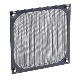 RS PRO Aluminium Stainless Steel Wire Mesh Fan Filter 120 mm Black Anodised Frame 737-4103